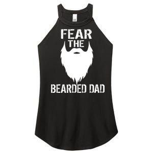 Fear The Bearded Dad Women's Perfect Tri Rocker Tank