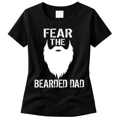Fear The Bearded Dad Womens T-Shirt