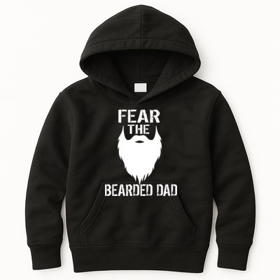 Fear The Bearded Dad Kids Hoodie