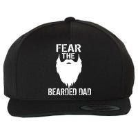 Fear The Bearded Dad Wool Snapback Cap