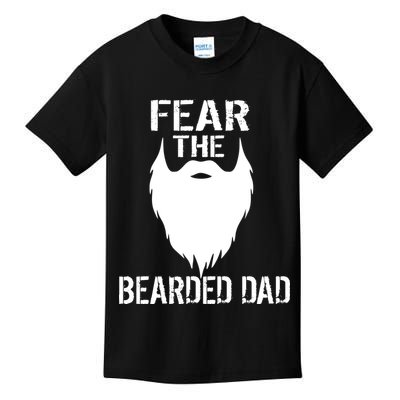 Fear The Bearded Dad Kids T-Shirt