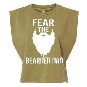 Fear The Bearded Dad Garment-Dyed Women's Muscle Tee