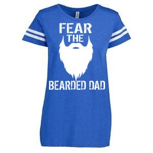 Fear The Bearded Dad Enza Ladies Jersey Football T-Shirt