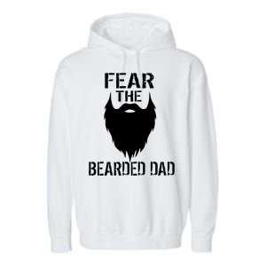 Fear The Bearded Dad Garment-Dyed Fleece Hoodie