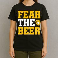 Fear The Beer Milwaukee Baseball T-Shirt