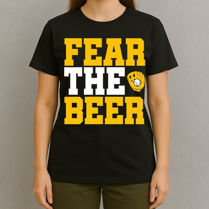 Fear The Beer Milwaukee Baseball T-Shirt