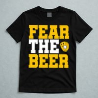 Fear The Beer Milwaukee Baseball T-Shirt