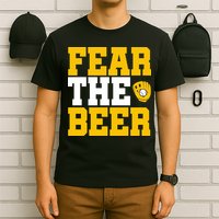 Fear The Beer Milwaukee Baseball T-Shirt