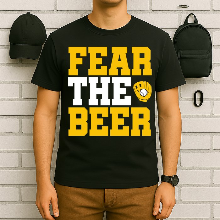 Fear The Beer Milwaukee Baseball T-Shirt