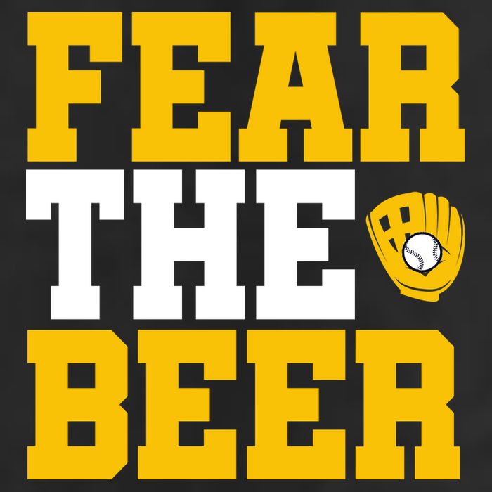 Fear The Beer Milwaukee Baseball Adult Drive Performance Visor