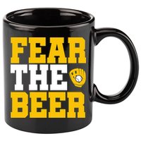 Fear The Beer Milwaukee Baseball 11oz C Handle Ceramic Mug