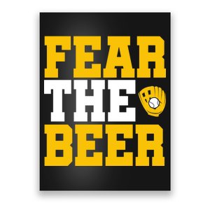 Fear The Beer Milwaukee Baseball Poster