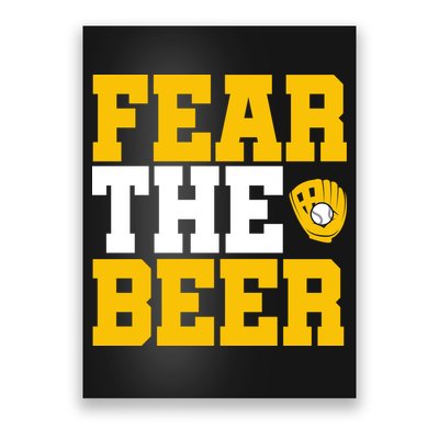 Fear The Beer Milwaukee Baseball Poster