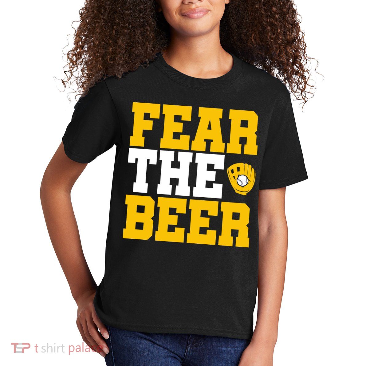 Fear The Beer Milwaukee Baseball Kids T-Shirt