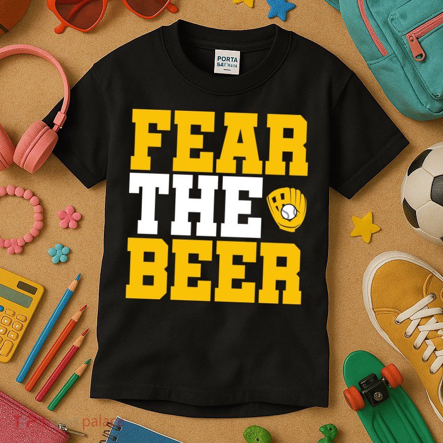 Fear The Beer Milwaukee Baseball Kids T-Shirt