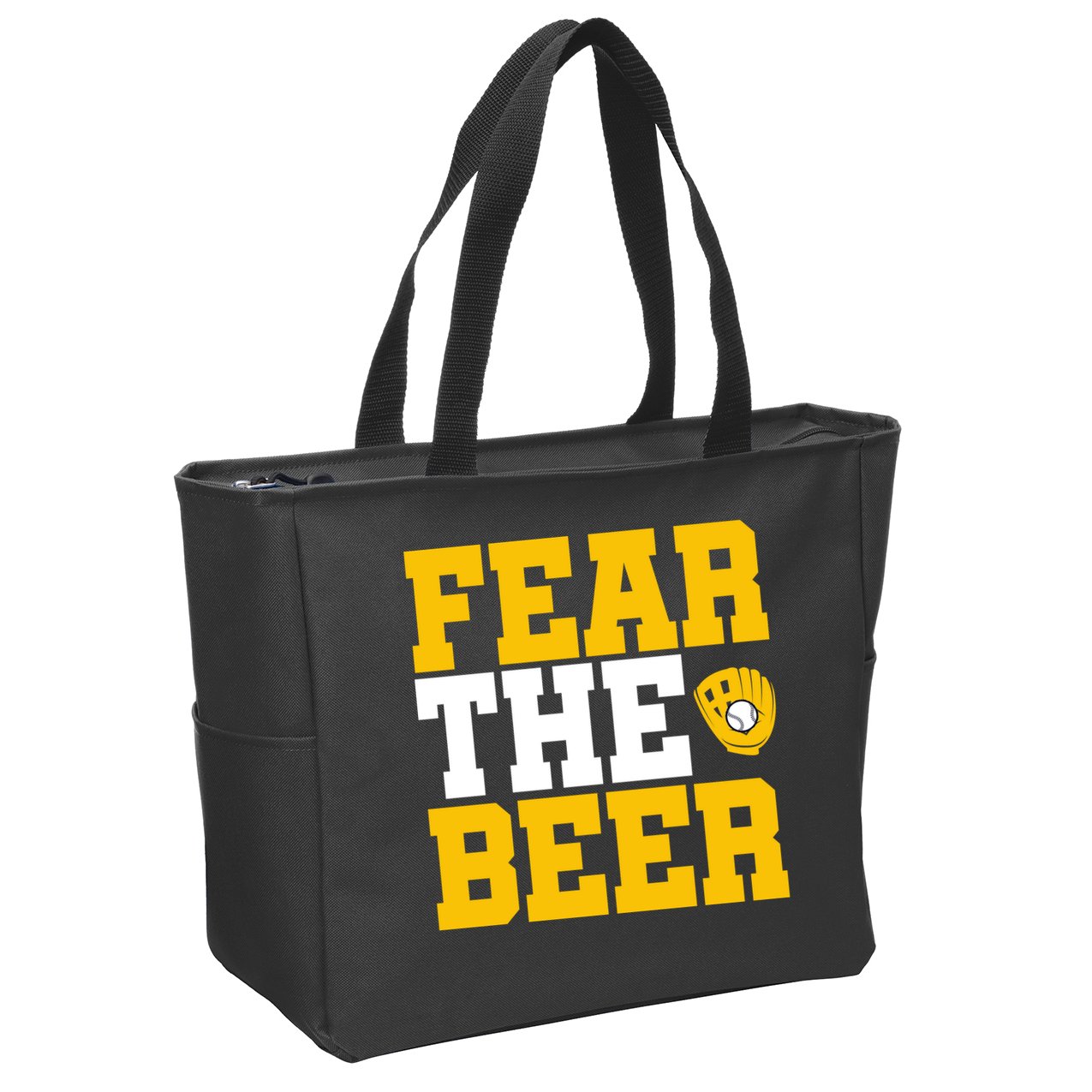Fear The Beer Milwaukee Baseball Zip Tote Bag