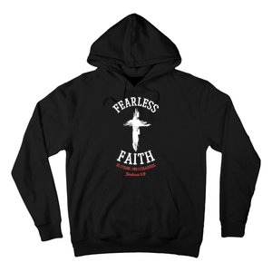 Fearless Faith Be Strong And Courageous Hoodie