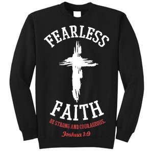 Fearless Faith Be Strong And Courageous Sweatshirt