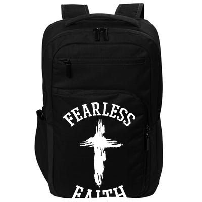 Fearless Faith Be Strong And Courageous Impact Tech Backpack