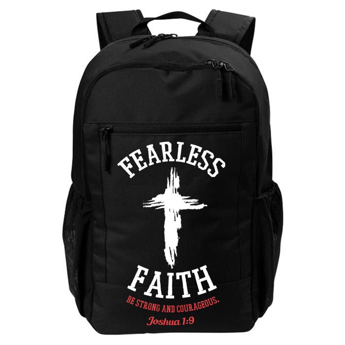 Fearless Faith Be Strong And Courageous Daily Commute Backpack