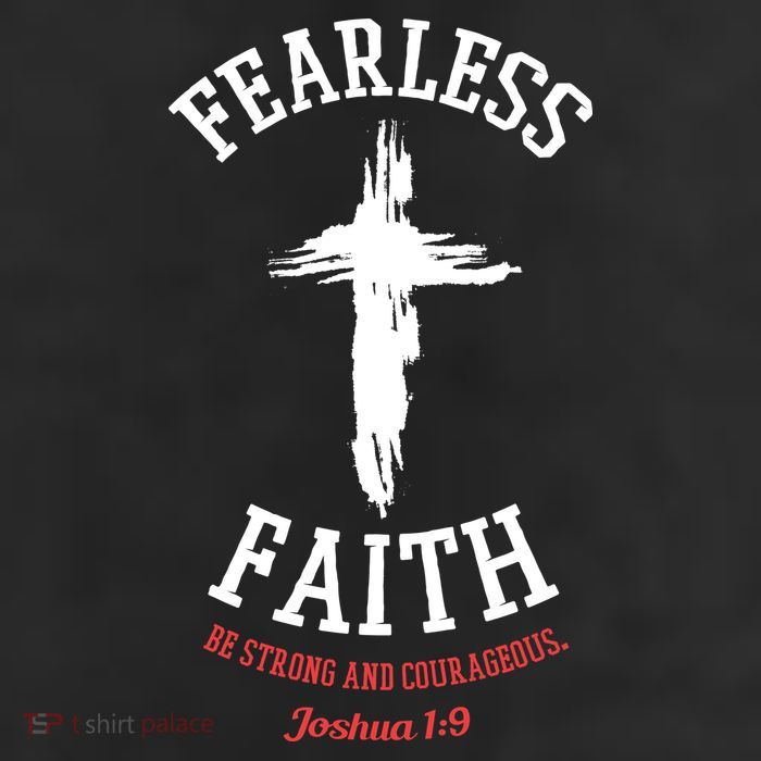Fearless Faith Be Strong And Courageous 11oz C Handle Ceramic Mug