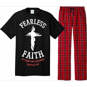 Fearless Faith Be Strong And Courageous Pajama Set