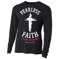 Fearless Faith Be Strong And Courageous Cooling Performance Long Sleeve Crew