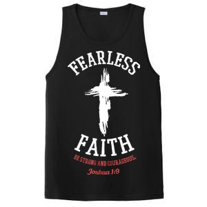 Fearless Faith Be Strong And Courageous PosiCharge Competitor Tank