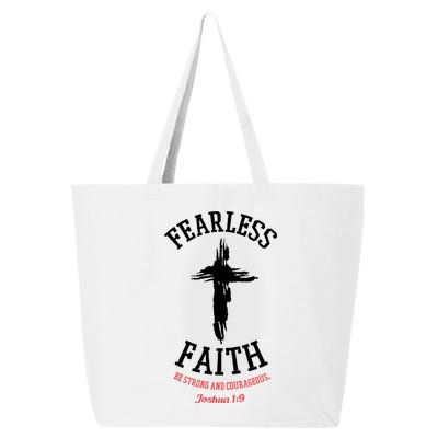 Fearless Faith Be Strong And Courageous 25L Jumbo Tote