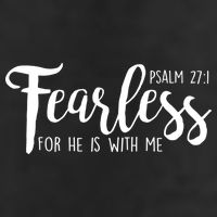 Fearless For He With Me Psalm 27:1 Cool Comfort Performance Bucket Hat