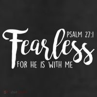Fearless For He With Me Psalm 27:1 Beanie