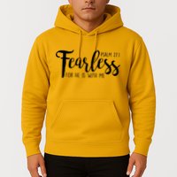 Fearless For He With Me Psalm 27:1 Hoodie