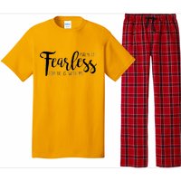 Fearless For He With Me Psalm 27:1 Pajama Set