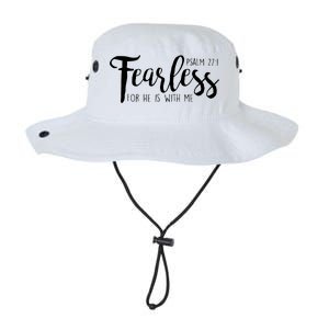 Fearless For He With Me Psalm 27:1 Legacy Cool Fit Booney Bucket Hat