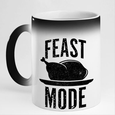 Feast Mode 11oz Black Color Changing Mug