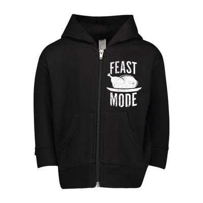 Feast Mode Toddler Zip Fleece Hoodie