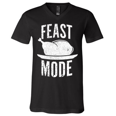 Feast Mode V-Neck T-Shirt