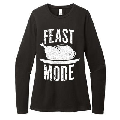 Feast Mode Womens CVC Long Sleeve Shirt