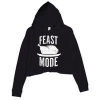 Feast Mode Crop Fleece Hoodie