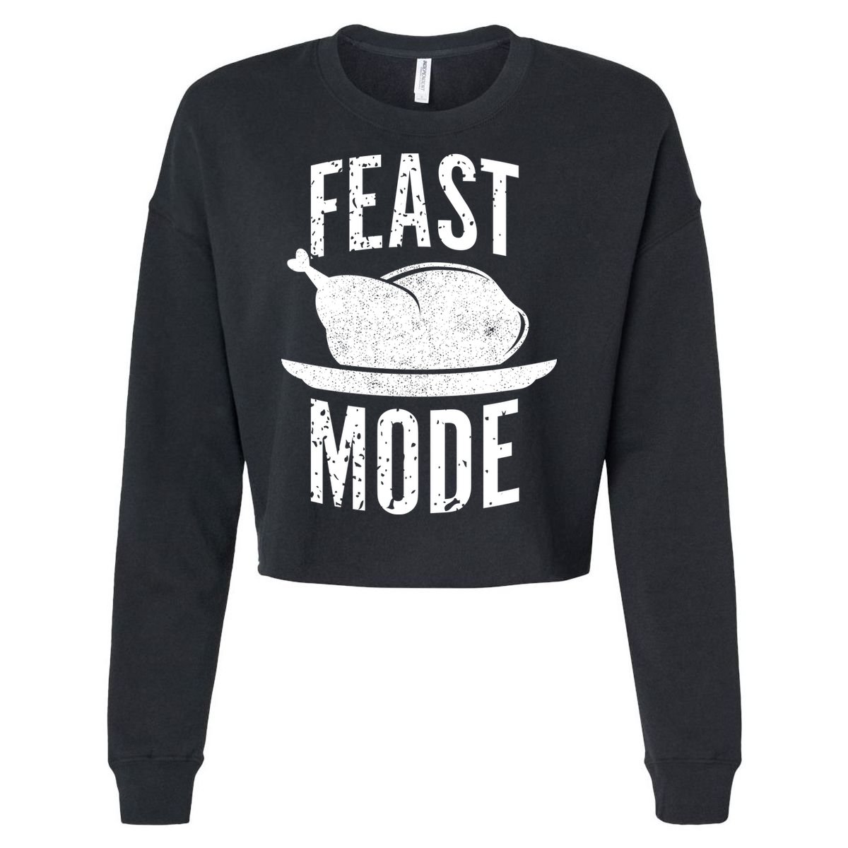 Feast Mode Cropped Pullover Crew