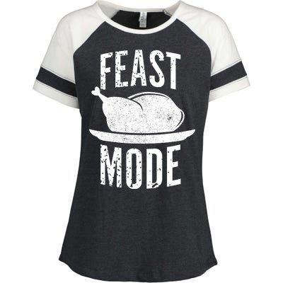 Feast Mode Enza Ladies Jersey Colorblock Tee