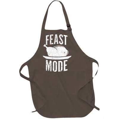 Feast Mode Full-Length Apron With Pockets