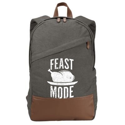 Feast Mode Cotton Canvas Backpack