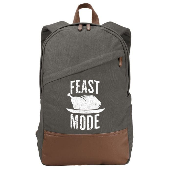 Feast Mode Cotton Canvas Backpack