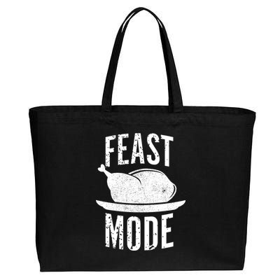 Feast Mode Cotton Canvas Jumbo Tote