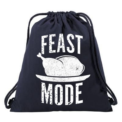 Feast Mode Drawstring Bag