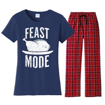 Feast Mode Women's Flannel Pajama Set