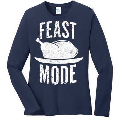 Feast Mode Ladies Long Sleeve Shirt