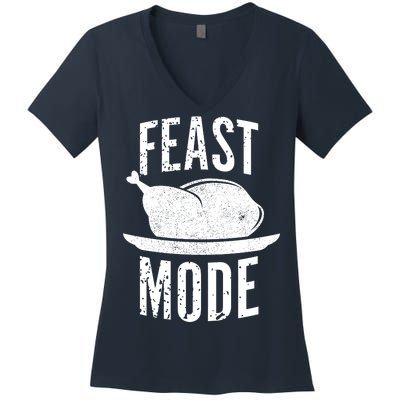 Feast Mode Women's V-Neck T-Shirt