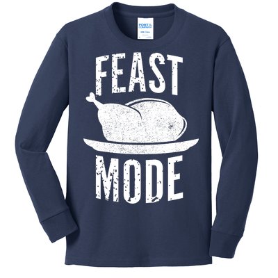 Feast Mode Kids Long Sleeve Shirt